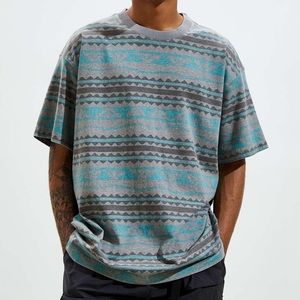 Urban Outfitters Boho Stripe Dad Tee (Size XL)